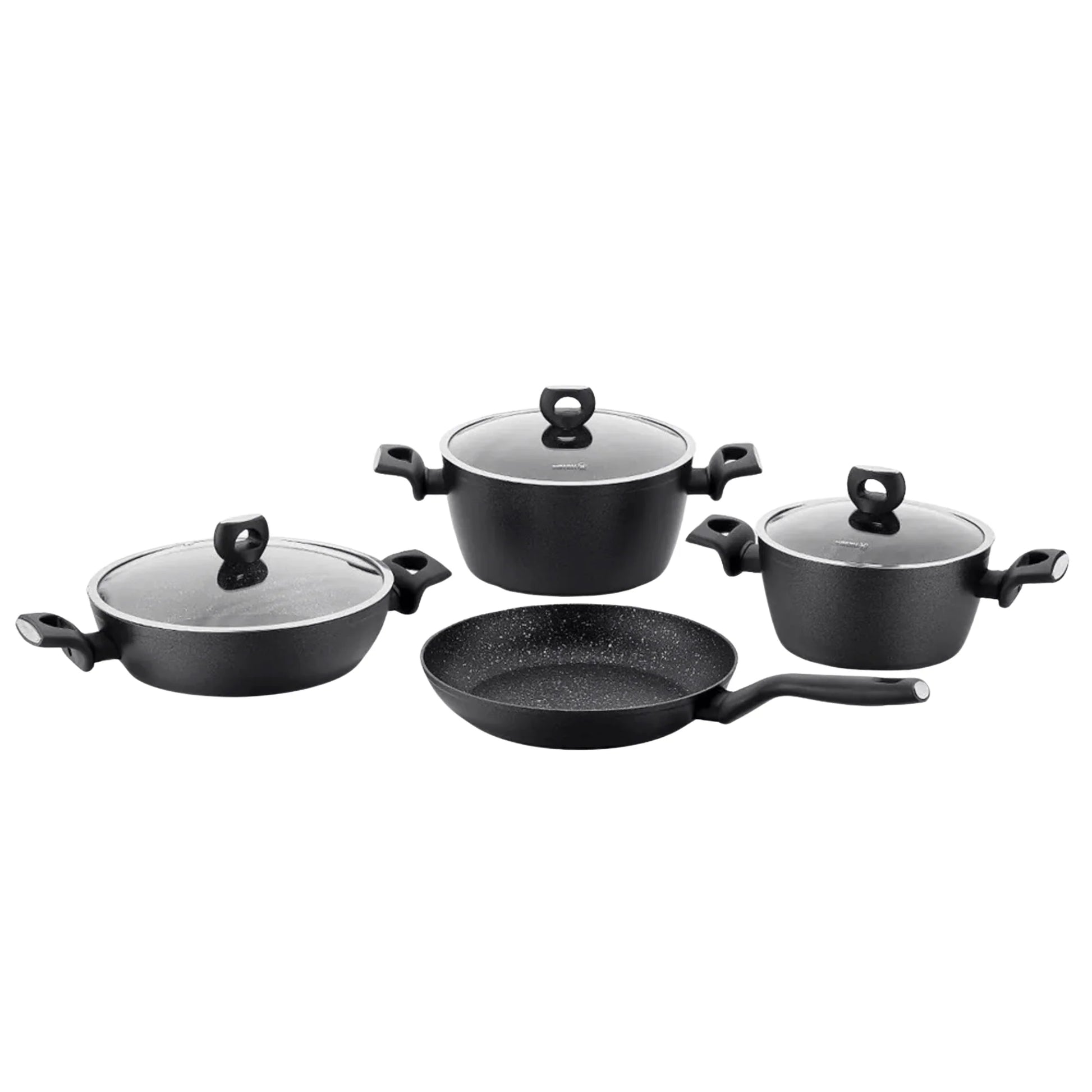 Elevate Your Culinary Experience with the Korkmaz Nora 7-Piece Aluminum Non-Stick Cookware Set
