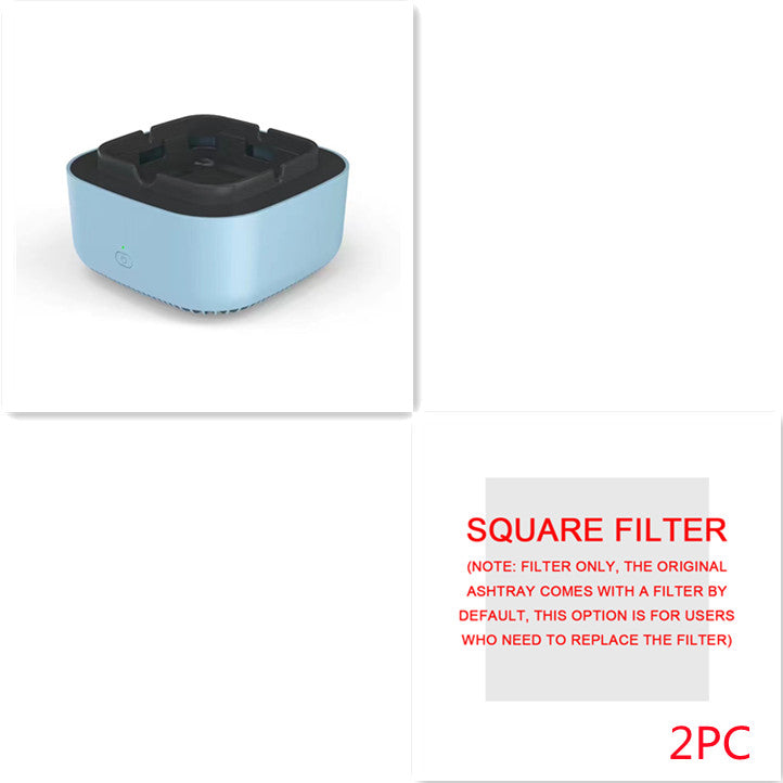 Portable air purifier ashtray with anion purification from stcraftdigital, featuring a sleek design for home improvement use.