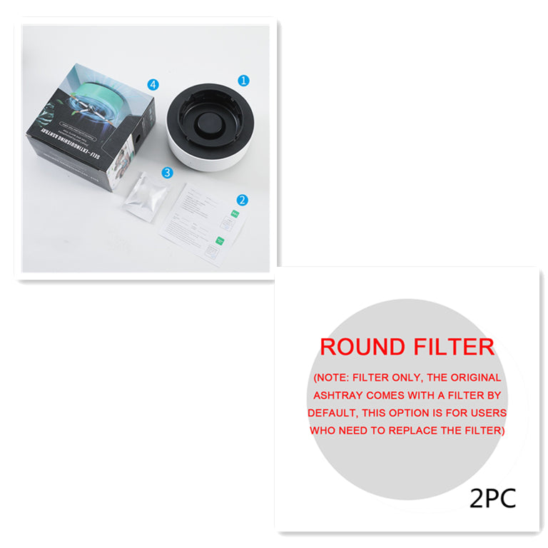 Stcraftdigital portable air purifier ashtray with anion purification, compact home improvement device for clean air and odor control.