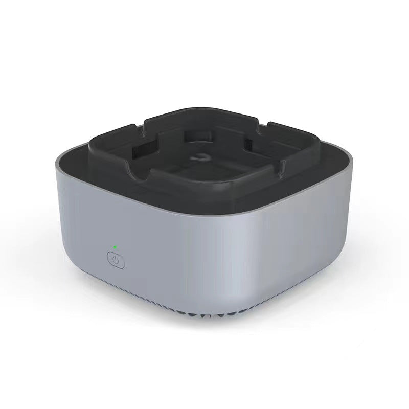 Portable air purifier ashtray with anion purification, compact home improvement device for cleaner air and odor control.