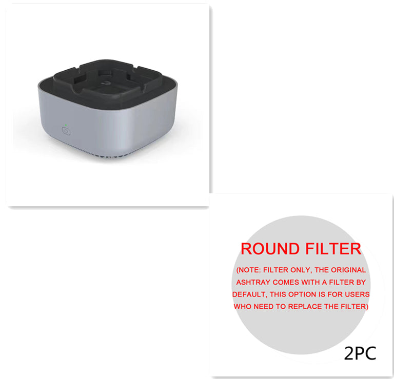 Portable air purifier ashtray with anion purification from stcraftdigital, featuring a sleek design for home improvement.