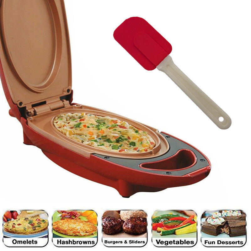 Stcraftdigital ceramic non-stick copper-infused omelette maker for healthy cooking, ideal for grilling and preparing omelettes at home