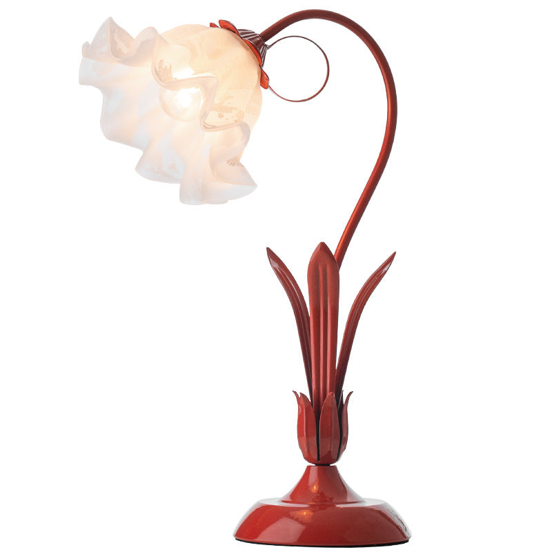 Household fashion bedside lamp with flower lantern design by stcraftdigital, providing soft ambient lighting for home decor.