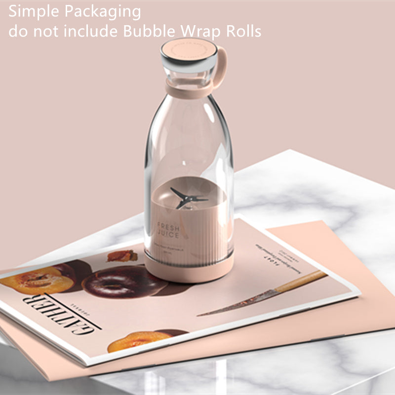Portable 350ML electric blender by stcraftdigital, USB rechargeable juicer and mixer for household use, with a compact design.