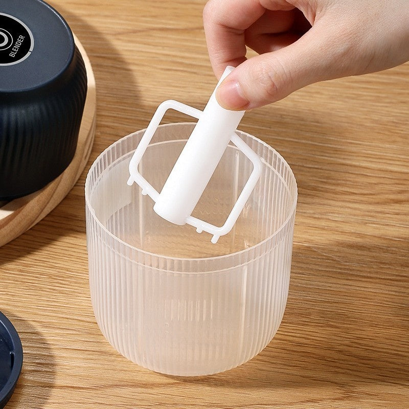 Wireless electric garlic chopper by stcraftdigital, mini portable veggie grinder with 250ML capacity, ideal for garlic, ginger, chili, and more.