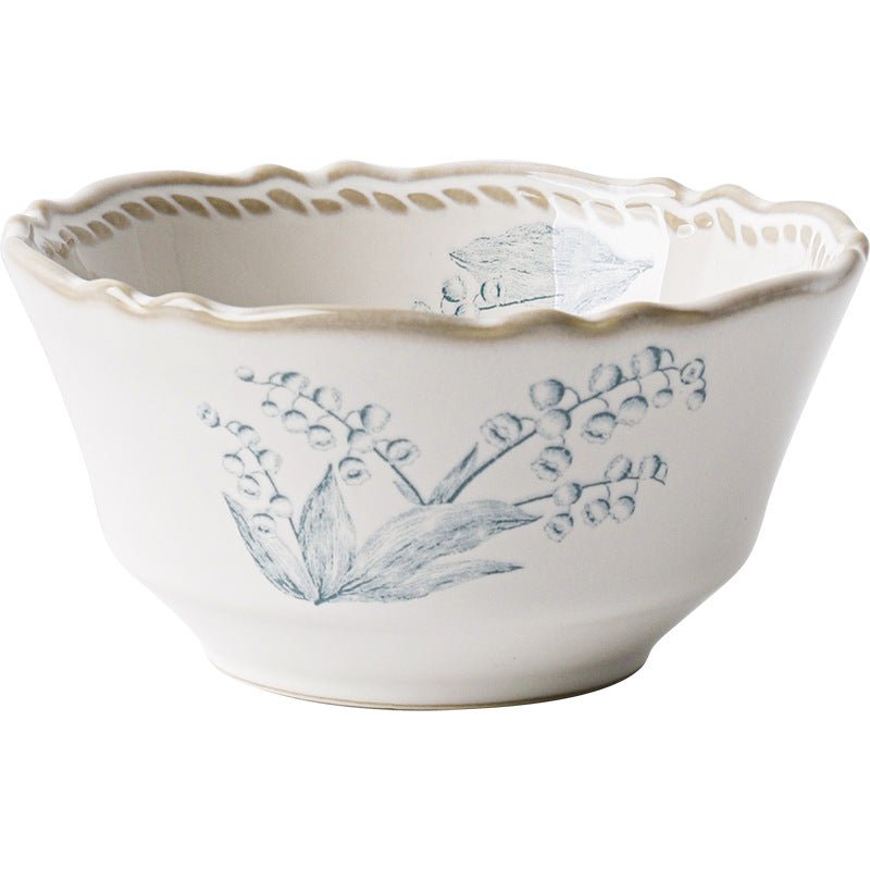 Ceramic Tableware Underglaze Rice Dinner Plate Fish Dish Mug Soup Bowl - stcraftdigital