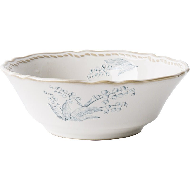 Ceramic Tableware Underglaze Rice Dinner Plate Fish Dish Mug Soup Bowl - stcraftdigital