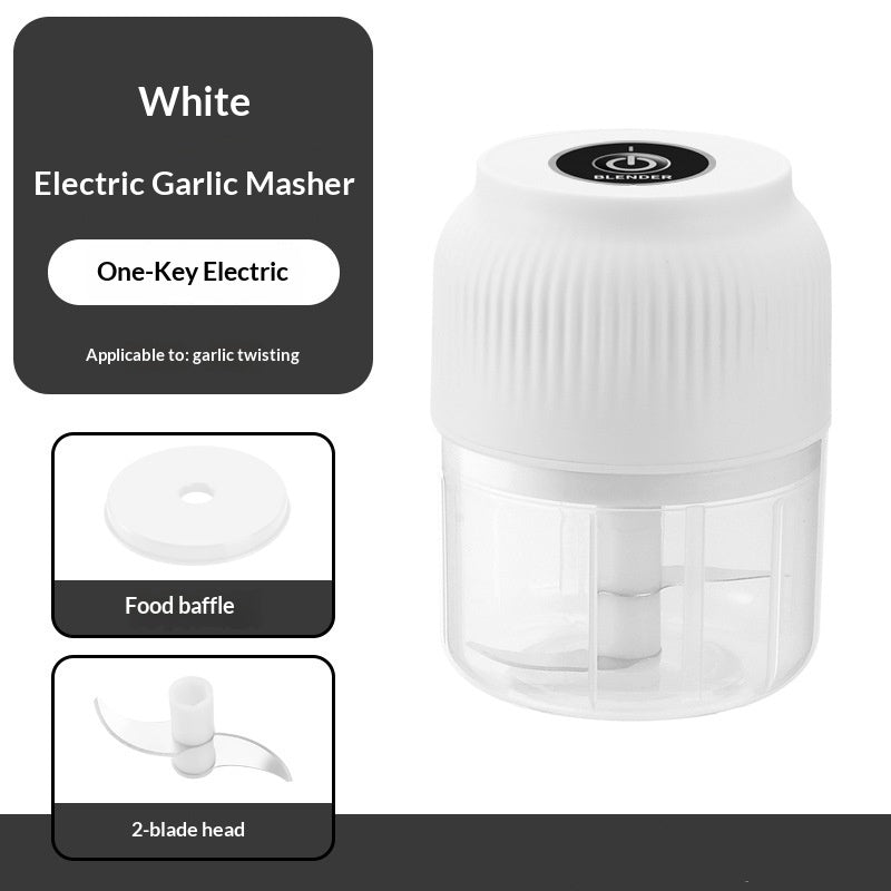 Stcraftdigital electric garlic chopper with 250ML capacity, mini portable veggie grinder, wireless food processor for garlic, onion, and more.