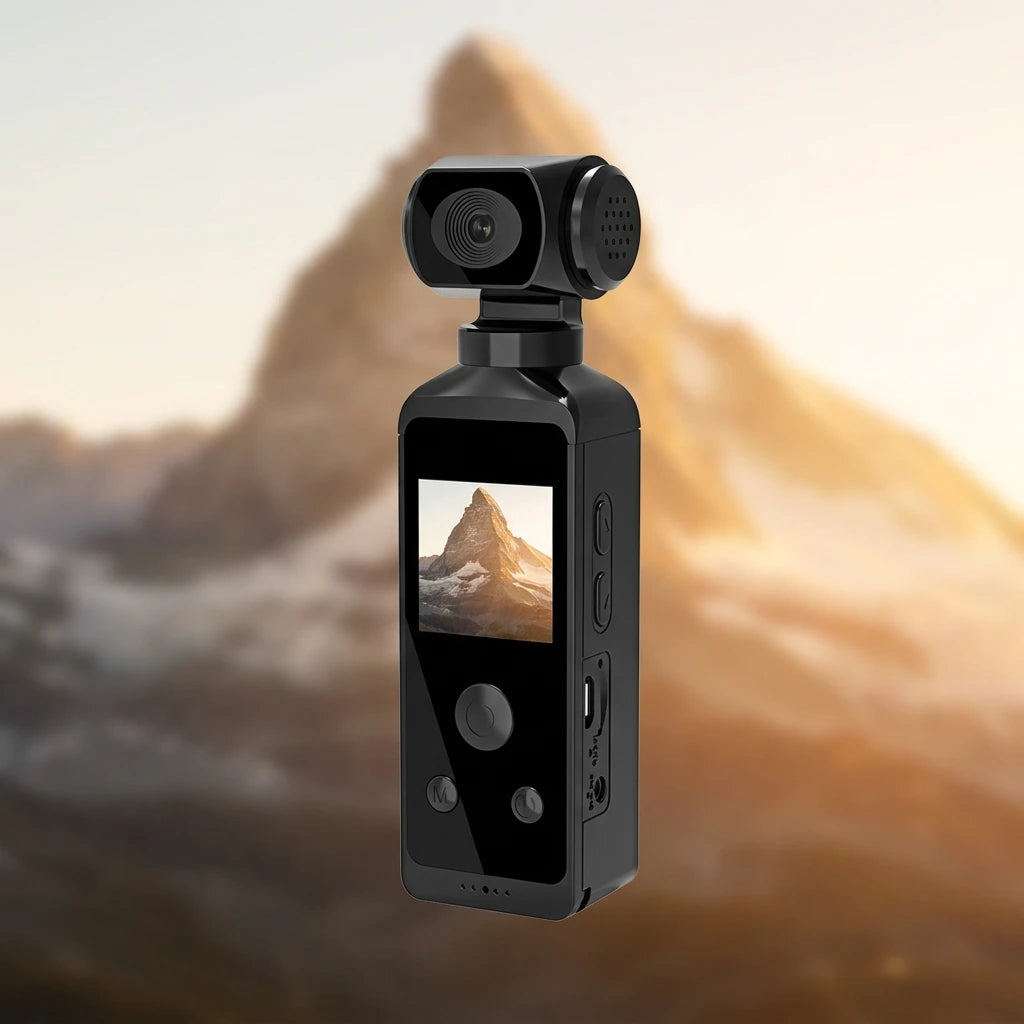 Stcraftdigital 270° 4K pocket camera capturing high-resolution images for home improvement projects and outdoor adventures.
