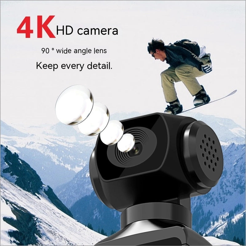 stcraftdigital 270° 4K pocket camera capturing panoramic shot, compact design ideal for adventures and home improvement projects
