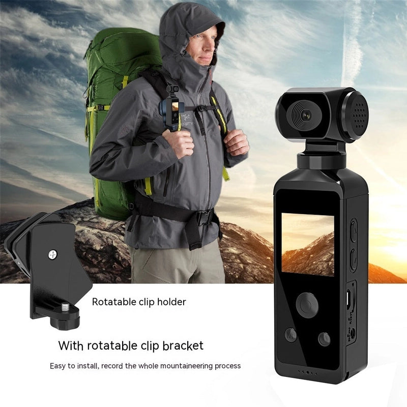 Stcraftdigital 4K pocket camera capturing wide-angle shots at 270° for home improvement and adventure recording.