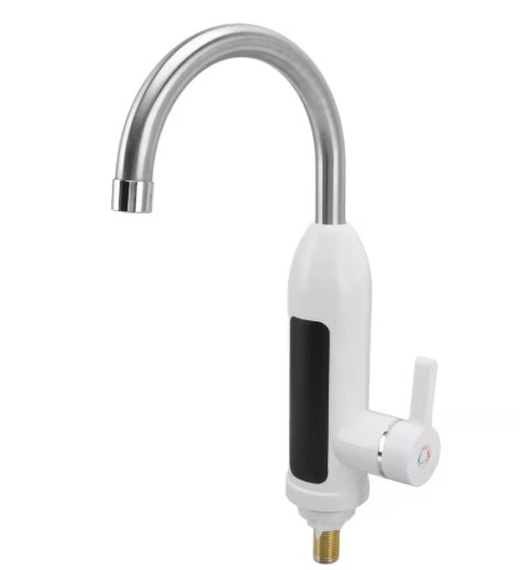 Stcraftdigital 3000W instant water heater faucet with 360° rotatable pipe, stainless steel, IPX4, tankless kitchen heating tap for home