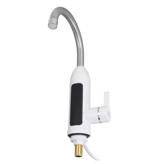 Stcraftdigital 3000W instant water heater faucet with stainless steel finish, 360-degree rotatable water pipe, IPX4 rated for home use